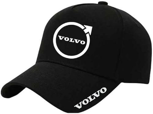 ZTLQ Auto Baseballmütze Baseball Cap für Volvo XC60, Baseballkappe für Herren und Damen Baumwolle Verstellbar Unisex Sonnenmütze Unisex Baseballkappe Outdoor Visor Sport Auto Baseball Cap,B