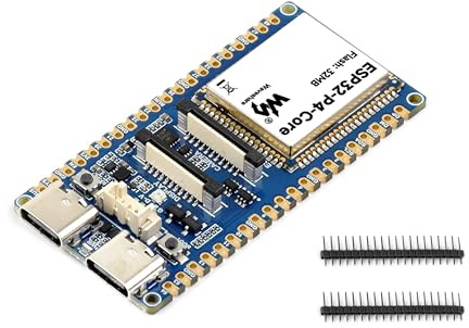 Scheda di sviluppo ESP32-P4-Core, USB OTG 2.0 HS, MIPICSI/DSI, SPI, I2C Rich Interface | ESP32-P4 con processori dual-core/single-core a 32 bit RISC-V, MIPI-CSI, MIPI-DSI, SPI, I2S, I2C, ADC, UART, ecc.