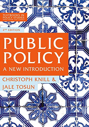 Public Policy: A New Introduction: 4 (Textbooks in Policy Studies)