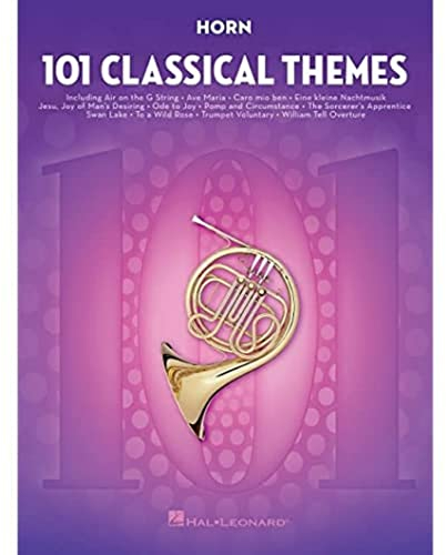 101 Classical Themes -For Horn- (Book): Noten, Sammelband für Horn