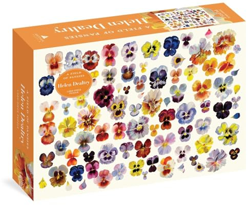 A Field of Pansies Puzzle: 1,000 Piece