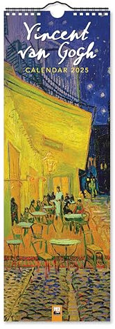 Vincent van Gogh – Slimline-Kalender 2025: Original Flame Tree Publishing-Kalender Slimeline [Kalender]