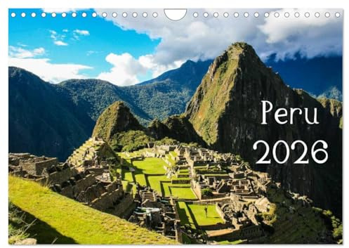 Peru 2026 (Wandkalender 2026 DIN A4 quer), CALVENDO Monatskalender: Wunderschöne Bilder einer mystischen und geheimnisvollen Welt (CALVENDO Orte)