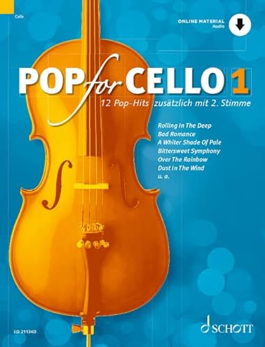 Pop for Cello: 12 Pop-Hits zusätzlich mit 2. Stimme. Band 1. 1-2 Violoncelli. (Pop for Cello, Band 1)