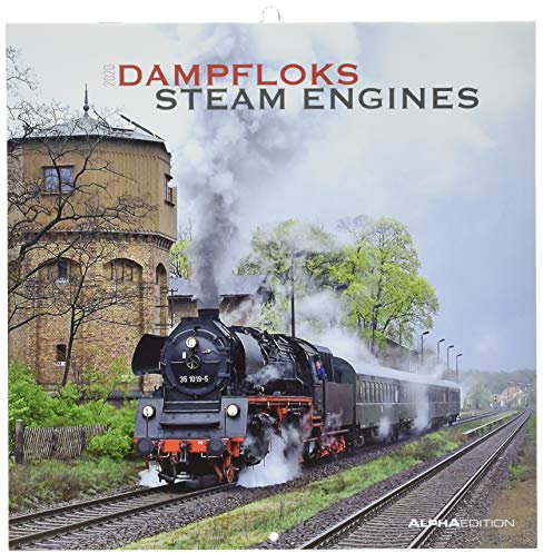 Dampfloks 2020 - Steam Engines - Broschürenkalender (30 x 60 geöffnet) - Wandkalender - Eisenbahn - Lokomotive - Wandplaner: Steam Engines - Wandkalender