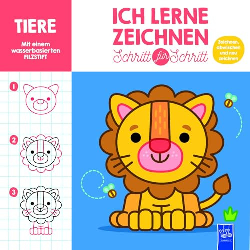 Ich lerne zeichnen - Schritt für Schritt: Tiere
