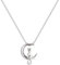 Power Necklace 925 Silver Lovely Cat Moon Animal Minimalist Charm Collares Pendant Necklace