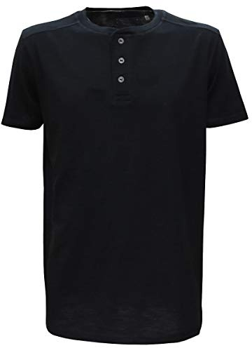 Stedman® Shawn Henley T-shirt for men, Größe:L, Farbe:Black Opal