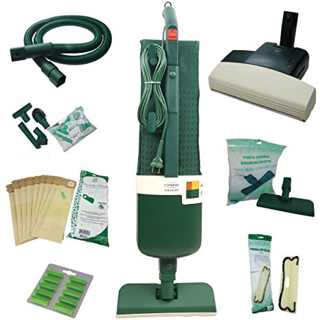 Aspirapolvere Vk120 Rigenerato Spazzola Classica Scegli la Composizione (Vk120+Battitappeto+Tubo)