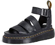 Dr. Martens, Sandali Donna, Black Milled Nappa, 39 EU