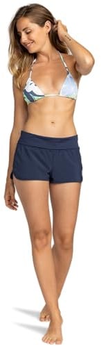 Roxy Damen Board Shorts –Tummy Control, 4-Way Stretch, Quick-Dry 2 Swim Shorts, UPF 50+ Beach Shorts Boardshorts für Damen, Badeshorts für Damen (1er Pack)