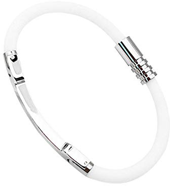 ISAKEN Anion Armband Antistatik Armband für Damen und Herren, Silikon Antistatisches Handgelenksbänder Armbänder, Beseitigt Statische Negative Ionen Wasserdicht Handschlaufe Gesundheitspflege Armband
