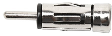 KERDEJAR véhicules de Voiture Radio stéréo ISO à Din antenne aérienne mât Adaptateur connecteur Prise Argent