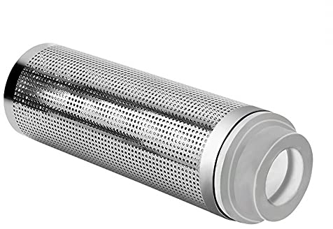 MEROURII Aquarium Filter Guard,12mm Stainless Steel Fish Tank Filter Inlet Inflow Basket Protector Guard, Shrimp filter for Protecting Fish Shrimp Inhalation