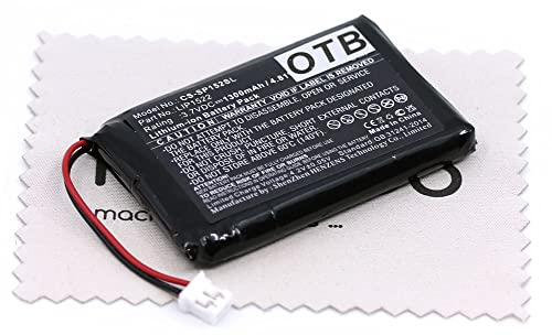 Ersatz Akku passend für Sony PS4 Controller, Playstation 4 Controller (Ersetzt LIP1522, CUH-ZCT1) Controller Akku OTB mit mungoo Displayputztuch
