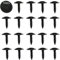 Blechschrauben M5x16mm Torx Selbstschneidende Schrauben N91160401 N90974701 für Auto Schutzbleche Radbögen Gitter für Stoßstange 50 Stück (Schwarz)