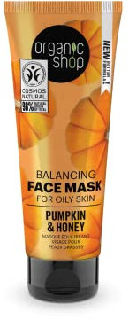 Organic Shop Balancing Face Mask for oily skin Pumpkin and Honey (75ml)