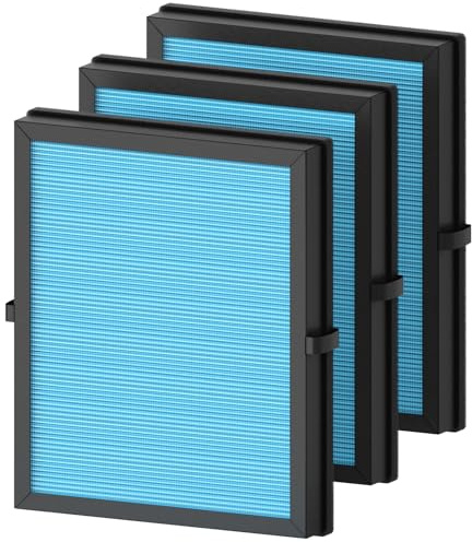 Mk04 - Set di filtri di ricambio per purificatore d'aria MK04 MG04JH, filtro HEPA H13 a 4 strati, rispetto alla parte #MK04LX, confezione da 3.