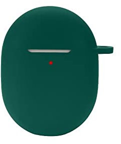 FTRONGRT Bluetooth Earphone Case Cover for Google Pixel Buds A-Series, Shockproof Silicone Bluetooth Earphone Case Compatible Google Pixel Buds A-Series Bluetooth Earphone.Dark Green