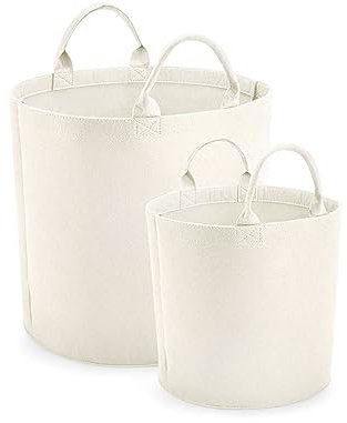 BagBase Felt Trug Soft White S (30 x 30 cm) (BG728)