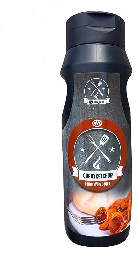 AVO Curryketchup 500ml | in stylischer schwarzen Quetschflasche | Currysauce