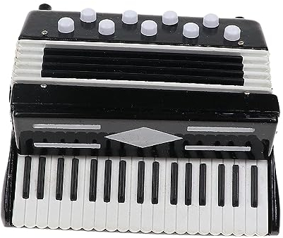 Generic Miniatur Akkordeon Modell, Figur, Musik Instrumental Modell, Musikliebhaber