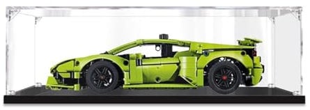 AZIZAT Acrylic Display Case. It Is Compatible with Lego 42161 Sports Car Model .Collectibles Dustproof Clear Display Box (only Storage Box ) (3mm)