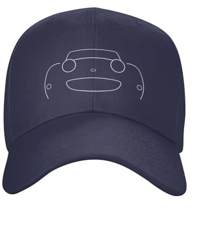 ENWIND Baseballmütze Austin-Healey frogeye Sprite Britischer Oldtimer minimalistische Umrissgrafik (weiß) Cap Baseball Cap Golf Herrenhut Damen Hut