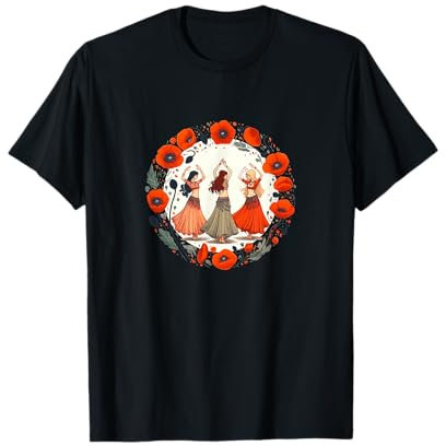 Bauchtänzerin Art Retro Bauchtanz T-Shirt
