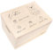 Creative Deco Erinnerungsbox Baby Personalisiert mit Namen | 40 x 30 x 24 cm | Individuelle Erinnerungskiste Geschenk zur Geburt für Mädchen und Jungen | Holzkiste mit Deckel | Farbdruck