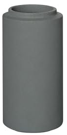 blomus Zahnputzbecher CRETO | Farbe Magnet | Ø7 x 13,5H cm | Zahnbürstenhalter aus Beton | Rutschfester Zahnputzbecher in Grau