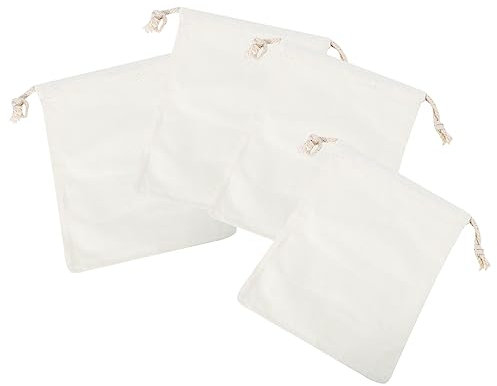 Beavorty Elegante Bolsa de Lona con Cordón de 20 X 25 Cm para Guardar Objetos Pequeños Fácil de Usar