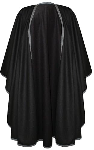 Wetterfleck Umhang Cape Poncho Loden grau anthrazit braun Damen Trachten-Mantel Tuch Pellerine Wolltuch hellgrau dunkelgrau Trachtenmantel Damenmantel Trachtenwetterfleck, Farbe:dunkelgrau