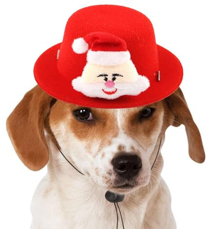 Stronrive Weihnachts-Hundemütze, Haustier-Nikolausmütze | Süße Kostüme für Welpen mit Weihnachtsmann-Elch-Design | Hunde-Weihnachtsoutfit, Katze, Hund, Weihnachtsmütze,