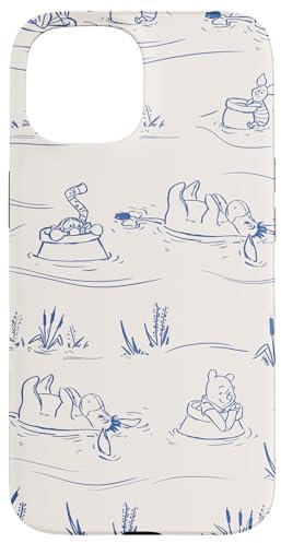 Hülle für iPhone 15 Disney Winnie the Pooh and Friends Hunny Pots Down the River