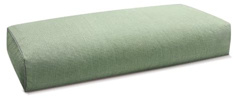 JOERRES Adjustable Organic Buckwheat Pillow for Neck Pain Relief | Natural Cooling Cervical Support Bed Pillow for Side & Back Sleepers with Night Sweats (21x8x4)(qianniao Green)