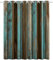 CozyRest Wohnzimmer Vorhänge Braun und türkis alt Holz Ländliches Thema Ösen Gardinen mit Blickdichte Thermo Vorhang Kälteschutz Blackout Curtain Kinderzimmer Schlafzimmer Ösenvorhang 160 x 140 cm