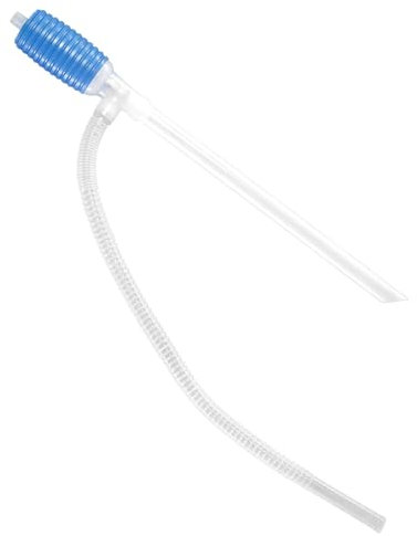 Bomba de sifón agua, bomba de transferencia de combustible manual de PE de 25.6 pulgadas, portátil para gasolina, agua, alcohol y moresyfón