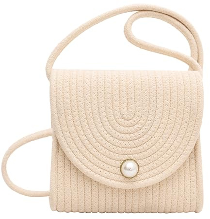 Zaewry Straw Bag for Women, Bohemian Crossbody Bag, Summer Beach Bags for Ladies Summer Beach Holiday Travel Shopping