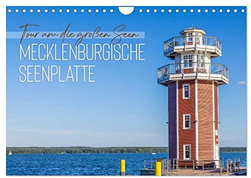 Tour um die großen Seen der Mecklenburgischen Seenplatte (Wandkalender 2026 DIN A4 quer), CALVENDO Monatskalender: Wandern an Ufern und durch Ortschaften (CALVENDO Orte)