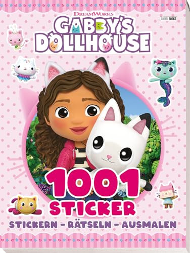 Gabby's Dollhouse: 1001 Sticker: Stickern – Rätseln – Ausmalen: Activityblock mit 1001 Stickern