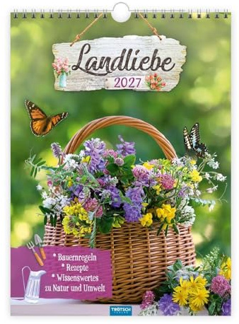 Trötsch Classickalender Landliebe 2027: Wandkalender