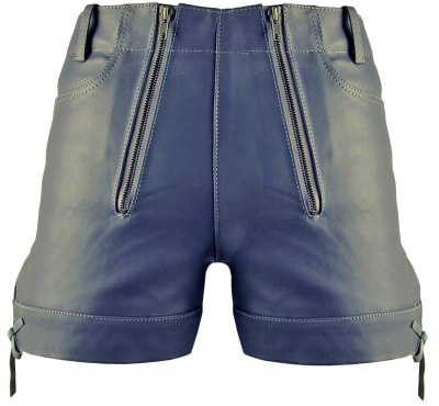 Bockle® Kurze Zimmermann Lederhose Leder Shorts Graue Herren Pants Oktoberfest