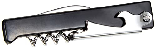 Tire-Bouchon Bouteilles Multi-Usage Noir Inox