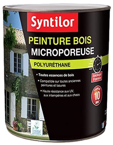 Syntilor - Peinture Bois Ultra Protect Gris Alu Satiné RAL 7040 2,5L