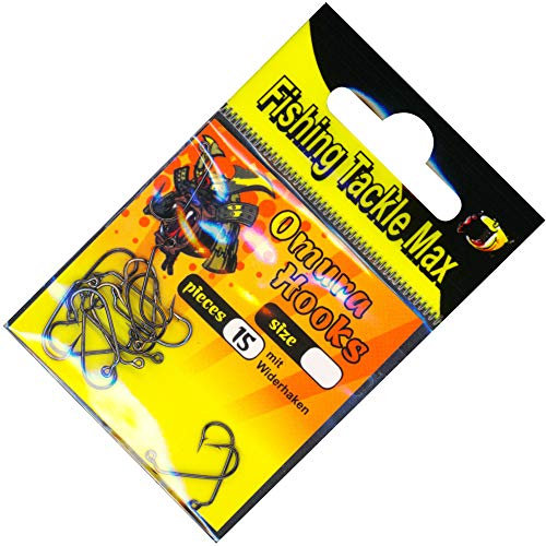 FTM Haken Omura Hooks Jig - 15 Jighaken, Größe:8