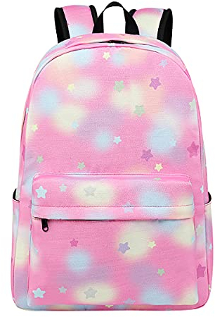 Schulrucksack Mädchen Teenager Schul Rucksack Schule Teen Schultasche Daypack Studenten Rucksack Lehrer PC Volkschule Rucksack Universität Schultaschen Jugendliche Rucksäcke Mädchen Wasserdicht Rosa