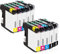 LC223 Druckerpatronen Kompatible für Brother MFC J5320DW J4420DW J4620DW J480DW J5620DW J5720DW J680DW J4625DW J880DW J5625DW DCP J4120DW J562DW (10er-Pack)