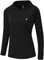 YSENTO Womens Long Sleeve Running Sports Tops Gym Workout Yoga Lightweight Training Hoodies(Black,s)