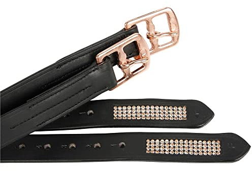 Harry's Horse Steigbügelriemen Crystal - 110 cm - Gold